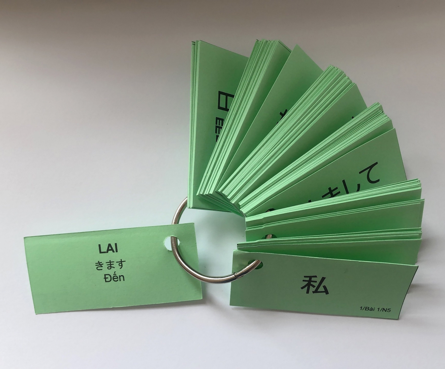 Học Kanji qua Flashcard