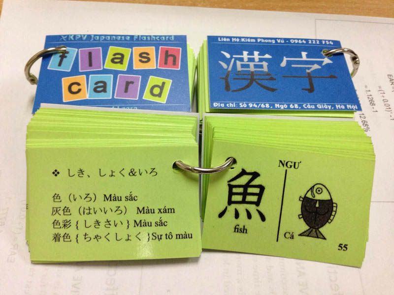 Flashcards giúp trẻ ghi nhớ từ vựng dễ dàng hơn